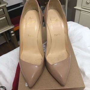 Christian Louboutin Corneille 100mm 38.5 Nude